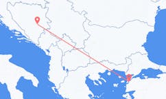Loty z miasta Sarajewo do miasta Çanakkale