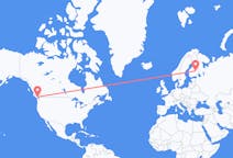 Flyg från Nanaimo, Kanada till Kuopio, Kanada