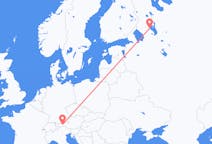 Flights from Petrozavodsk, Russia to Innsbruck, Austria