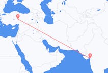 出发地 印度出发地 苏拉特目的地 土耳其開塞利的航班