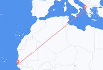 Flyg från Banjul, Gambia till Korfu, Grekland
