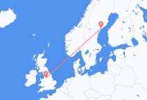 Flug frá Örnsköldsvík, Svíþjóð til Manchester, Englandi