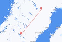 Vluchten van Arvidsjaur naar Östersund