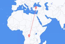 Flyg från Dundo, Angola till Konya, Turkiet