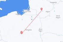 Flyg från Łódź, Polen till Kaunas, Litauen