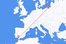 Flights from Jerez de la Frontera in Spain to Gdańsk in Poland