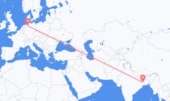 Flyg från Durgapur, Indien till Bremen, Tyskland