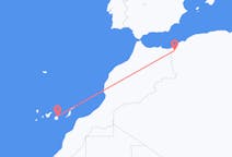Loty z Tilimsan, Algieria do Las Palmas de Gran Canaria, Hiszpania
