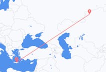 Flights from Kostanay, Kazakhstan to Heraklion, Greece