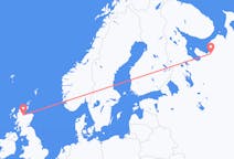 Fly fra Arkhangelsk til Inverness