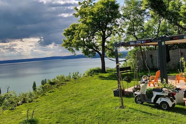 Lake Balaton tour, relaxing at our private panorama garden