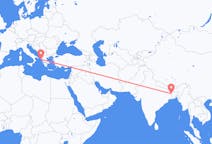 Flyreiser fra Rajshahi, Bangladesh til Korfu, Hellas