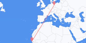 Flights from the Gambia to Germany