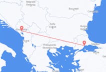 Vols depuis la ville de Podgorica vers la ville de Tekirdağ