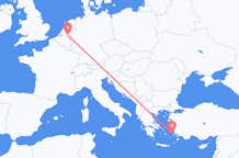 ギリシャ、 レロス島から、ギリシャ、アイントホーフェン行き行きのフライト