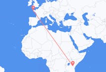 Flyg från Mount Kilimanjaro till Brest