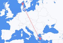 Flights from Aalborg, Denmark to Santorini, Greece