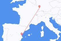 Flights from Strasbourg, France to Valencia, Spain