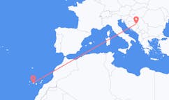 Flüge von Tuzla, Bosnien und Herzegowina nach Teneriffa, Spanien