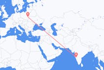 Flights from Belgaum, India to Lublin, Poland