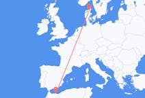 Flights from Nador in Morocco to Aalborg in Denmark
