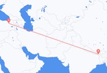 Flyg från Bhadrapur, Mechi, Nepal till Erzurum, Turkiet