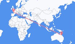 Flyg från Townsville, Australien till La Rochelle, Frankrike