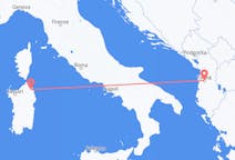Flyg från Tirana, Albanien till Olbia, Italien