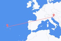 Flights from Graciosa, Portugal to Ljubljana, Slovenia