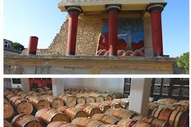 Private-Knossos Palace and Wine tasting in Heraklion countryside