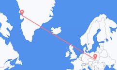 Flights from Qaarsut, Greenland to Kraków, Poland