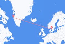 Flyg från Göteborg, Sverige till Sisimiut, Grönland