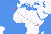 Flug frá Amboseli þjóðgarðinum, Kenía til Funchal, Portúgal