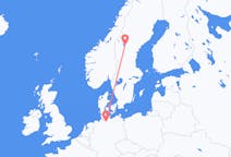 Flug frá Hamborg, Þýskalandi til Östersund, Svíþjóð