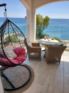 Galatex Beachfront 1st Line Sea View Suites - Best Location Peaceful Green Place