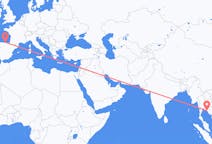 Flyreiser fra Trat Province, Thailand til Santander, Spania