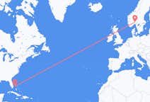 Flyg från Freeport, Bahamas till Oslo, Norge