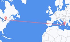 Flyg från Kingston, Kanada till Zakynthos Island, Grekland
