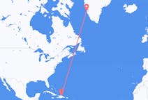Flyrejser fra Puerto Plata, Den Dominikanske Republik til Nuuk, Grønland