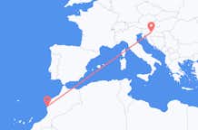 Voli from Essaouira, Marocco to Zagabria, Croazia
