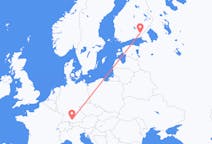 Flyreiser fra Memmingen, Tyskland til Villmanstrand, Finland