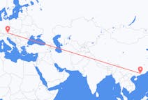 Flights from Guangzhou to Salzburg