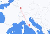 Flyg från Rom, Italien till Strasbourg, Frankrike