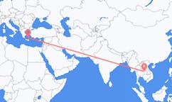 Flights from Roi Et Province to Santorini