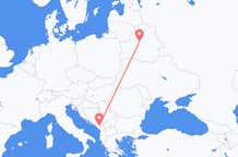 Flyg från Podgorica, Montenegro till Minsk, Vitryssland