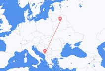 Voli da Podgorica, Montenegro a Minsk, Bielorussia