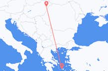 Flights from Parikia to Debrecen