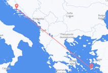 Fly fra Split til Ikaria