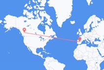 Flights from Prince George, Canada to Madrid, Spain