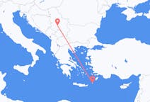 Fly fra Kraljevo til Karpathos